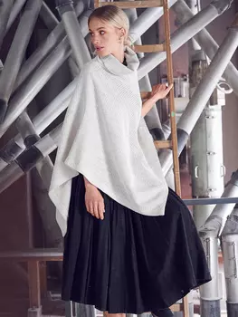 Выкройка: Накидка с широким воротником