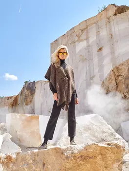 Выкройка: Накидка с завязывающимся поясом