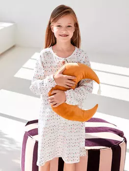 Выкройка: Ночная сорочка для девочки