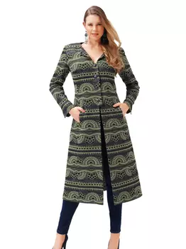 Выкройка: Пальто без воротника