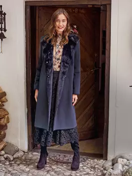 Выкройка: Пальто из искусственной овчины