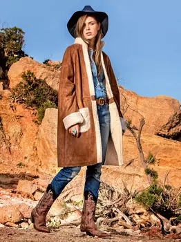 Выкройка: Пальто из искусственной овчины