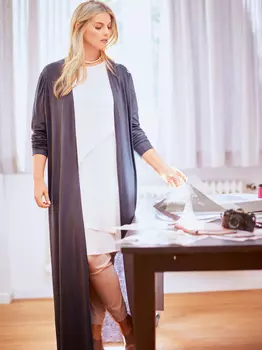 Выкройка: Пальто из тонкого трикотажа