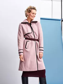 Выкройка: Пальто из вязаного полотна