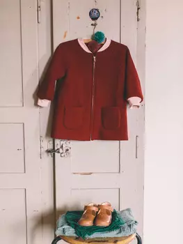 Выкройка: Пальто на молнии для девочки