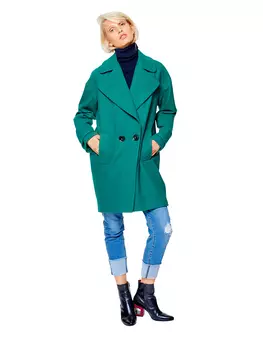 Выкройка: Пальто О-силуэта