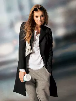 Выкройка: Пальто приталенного силуэта