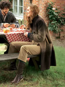 Выкройка: Пальто с накладными карманами