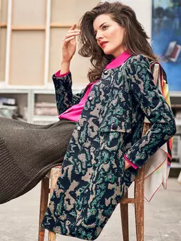 Выкройка: Пальто расклешенного силуэта