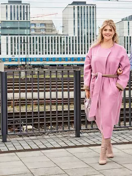 Выкройка: Пальто с фигурной кокеткой