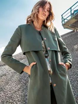 Выкройка: Пальто с отлетными деталями