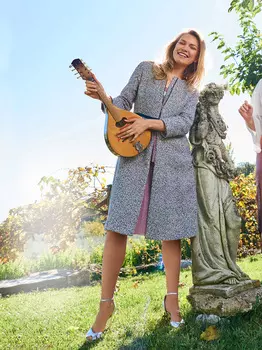 Выкройка: Пальто с рукавами реглан