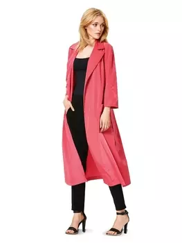 Выкройка: Пальто с рукавами реглан