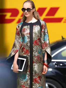 Выкройка: Пальто с рукавами реглан