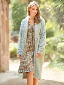 Выкройка: Пальто с шалевым воротником