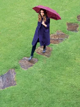 Выкройка: Пальто силуэта «трапеция»