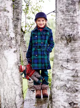 Выкройка: Пальто-тренчкот для девочки