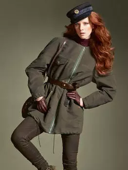 Выкройка: Парка с круглым вырезом горловины