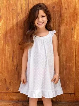 Выкройка: Платье А-силуэта для девочки