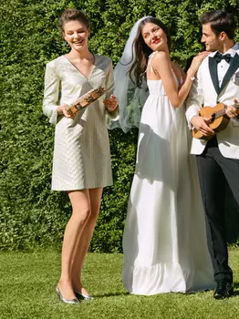 Выкройка: Платье А-силуэта для подружки невесты