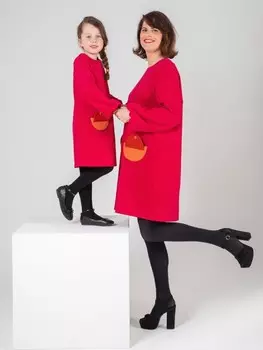 Выкройка: Платье А-силуэта с круглыми карманами