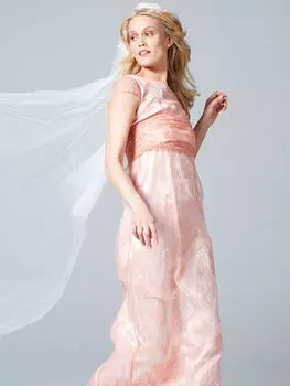 Выкройка: Платье А-силуэта с кружевным бандо