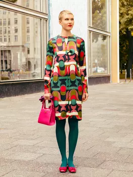 Выкройка: Платье А-силуэта в стиле ретро