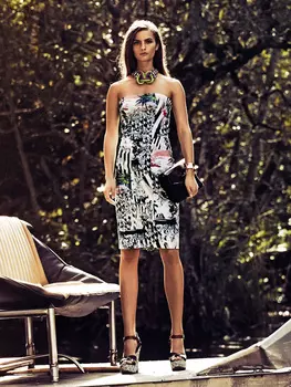 Выкройка: Платье-бюстье