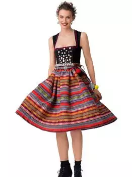 Выкройка: Платье-дирндль