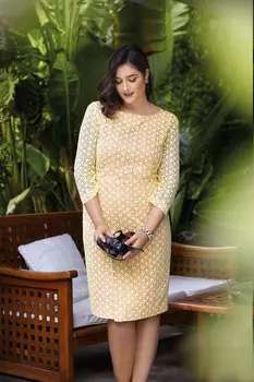 Выкройка: Платье-футляр с эффектом запаха