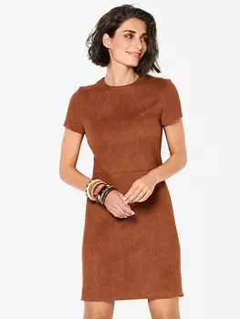 Выкройка: Платье-футляр с короткими рукавами