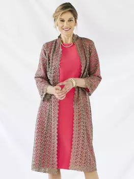 Выкройка: Платье и жакет из кружева