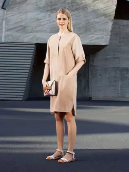 Выкройка: Платье из натуральной замши