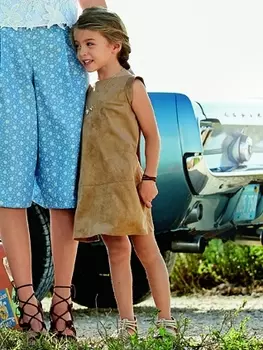 Выкройка: Платье из замши