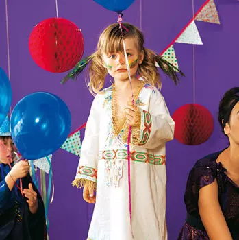 Выкройка: Платье (костюм индианки)