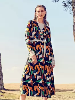 Выкройка: Платье миди