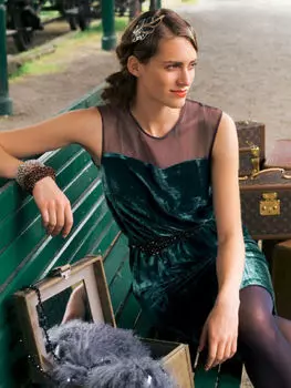 Выкройка: Платье на кокетке