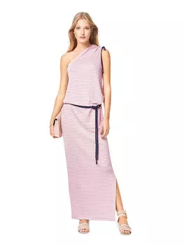 Выкройка: Платье на одно плечо