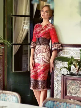 Выкройка: Платье прилегающего кроя