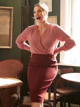 Выкройка: Платье прилегающего силуэта