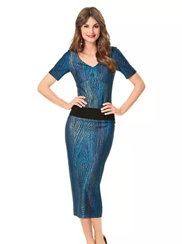 Выкройка: Платье приталенного силуэта