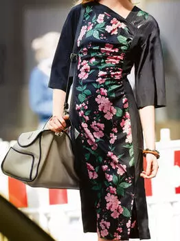 Выкройка: Платье приталенного силуэта