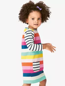 Выкройка: Платье прямого кроя для девочки