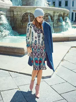 Выкройка: Платье прямого силуэта