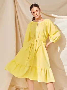 Выкройка: Платье расклешенного силуэта