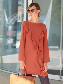 Выкройка: Платье расклешенного силуэта