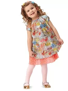 Выкройка: Платье расклешенного силуэта