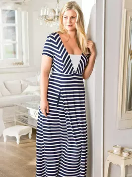 Выкройка: Платье расклешенного силуэта