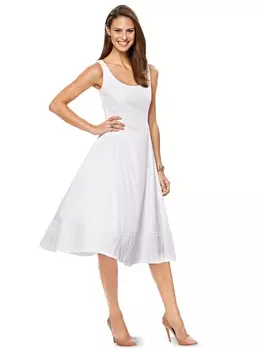 Выкройка: Платье расклешенного силуэта