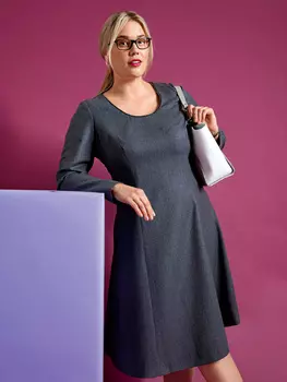 Выкройка: Платье расклешенного силуэта